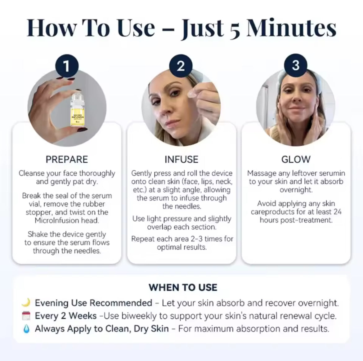 Korean Anti-Wrinkle Anti-Aging Serum Kit Collagen + Deep Hydration Repair